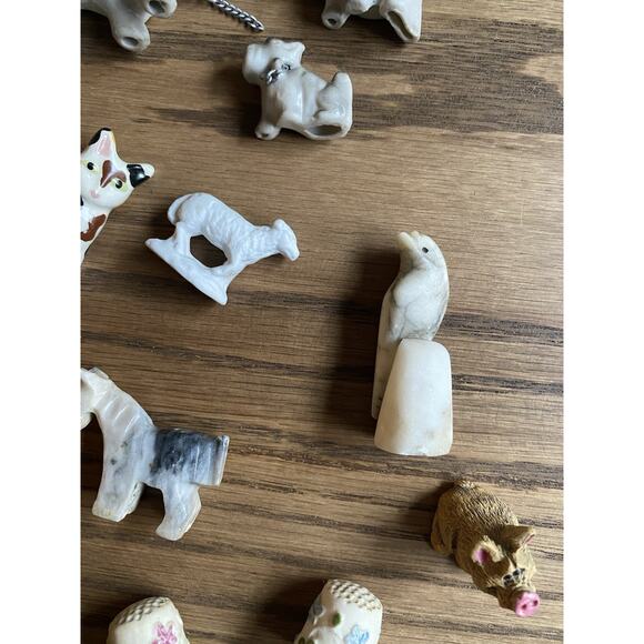 Vintage Trinket Lot 15 Trinkets Small Shelf Filler Trinket Variety - Picture 5 of 6